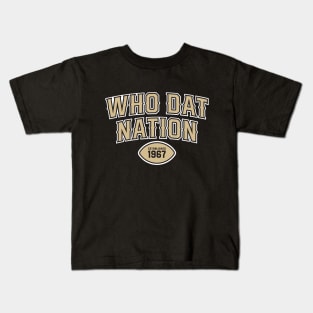 Who Dat Nation! Kids T-Shirt